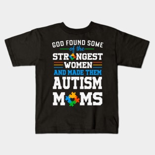 Autism Mom Autism Awareness Gift for Birthday, Mother's Day, Thanksgiving, Christmas Kids T-Shirt